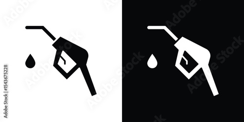 petrol icon collection. line stroke icon. EPS 10