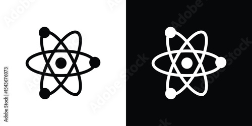 Physics icon collection. line stroke icon. EPS 10