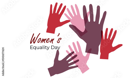 Women’s Equality Day - International Women's Day 2025. Womens Equality Day on August 26. Vector illustration