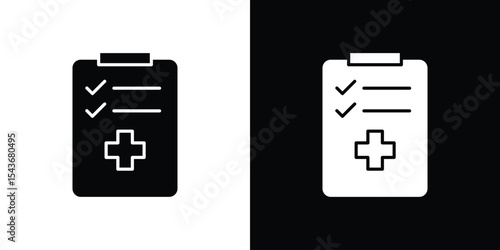 Prescription icon collection. line stroke icon. EPS 10