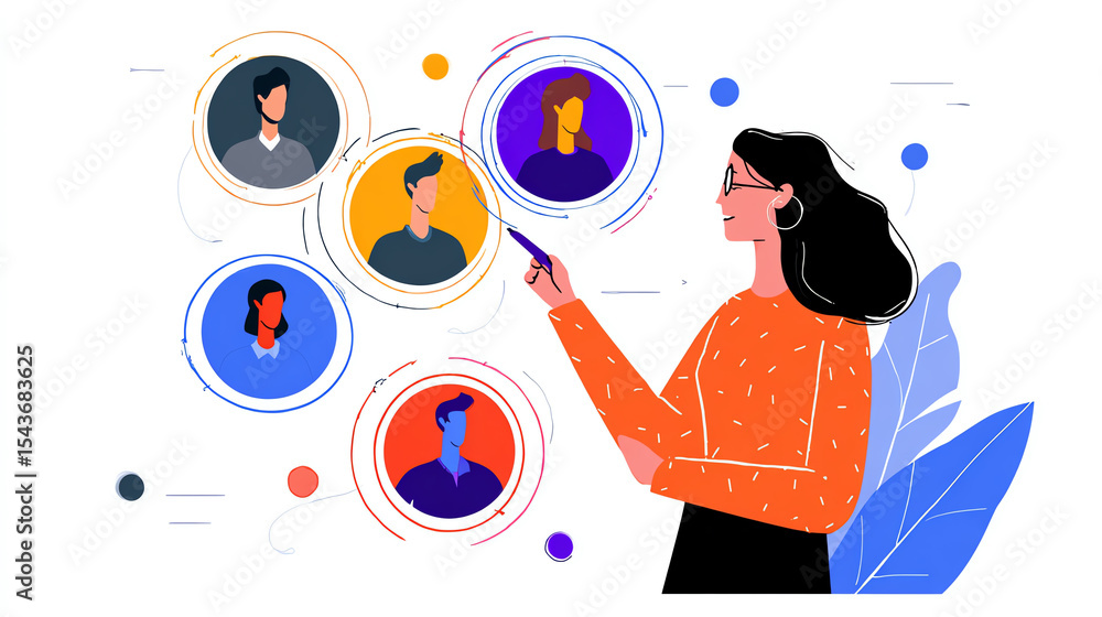 Obraz premium Customer segment strategy for engaging consumers effectively