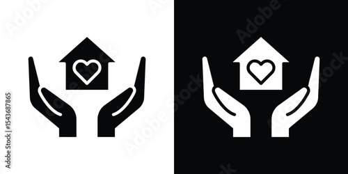 Safe home icon collection. line stroke icon. EPS 10