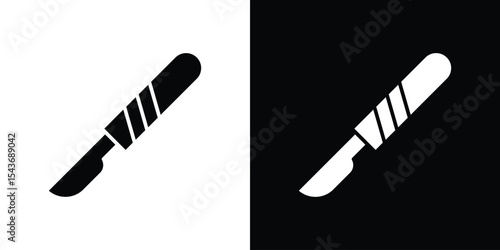Scalpel icon collection. line stroke icon. EPS 10