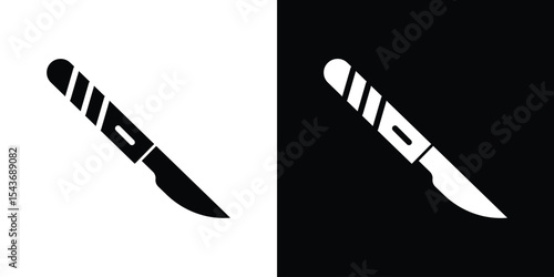 Scalpel icon collection. line stroke icon. EPS 10