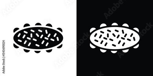 Sea cucumber icon collection. line stroke icon. EPS 10