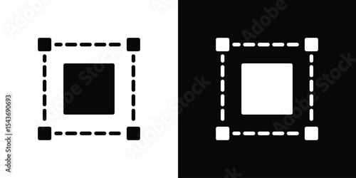 Selection tool icon collection. line stroke icon. EPS 10