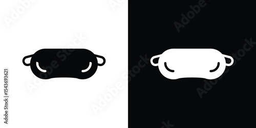 Sleeping mask icon collection. line stroke icon. EPS 10