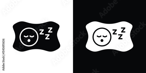 Sleeping icon collection. line stroke icon. EPS 10