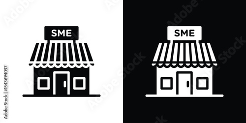 SME icon collection. line stroke icon. EPS 10