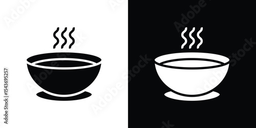 Soup icon collection. line stroke icon. EPS 10