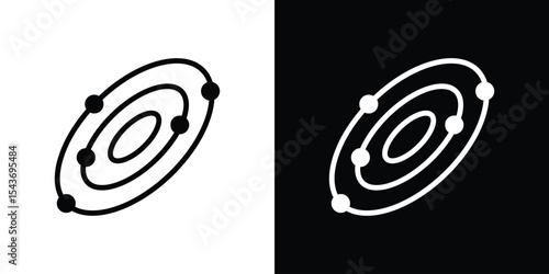 Space icon collection. line stroke icon. EPS 10