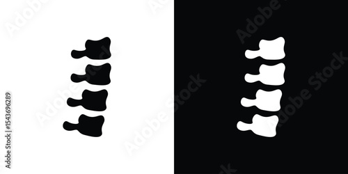Spine icon collection. line stroke icon. EPS 10
