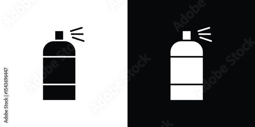 Spray can icon collection. line stroke icon. EPS 10
