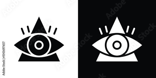 Strategic service vision icon collection. line stroke icon. EPS 10
