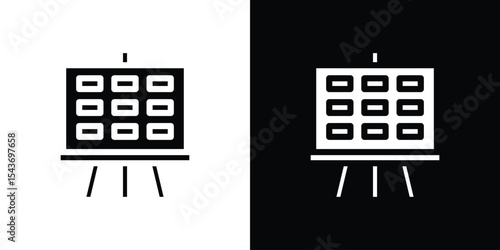 Storyboard icon collection. line stroke icon. EPS 10