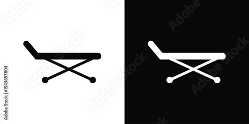 Stretcher icon collection. line stroke icon. EPS 10