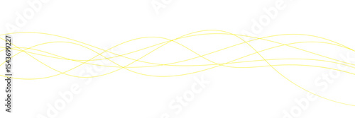 Thin wavy line abstract background. Wavy line horizontal divider outline minimalist background. Abstract black lines wave curve motion on white background. Vector Illustration. EPS 10 . 