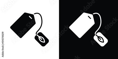 Tea bag icon collection. line stroke icon. EPS 10