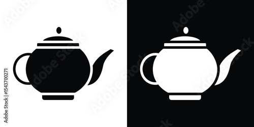 Teapot icon collection. line stroke icon. EPS 10