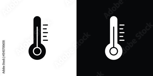 Temperature icon collection. line stroke icon. EPS 10