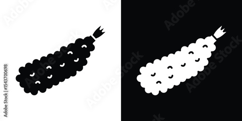 Tempura icon collection. line stroke icon. EPS 10
