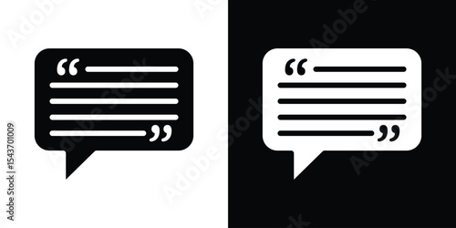 Testimonial icon collection. line stroke icon. EPS 10