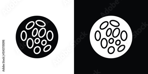 Thalassaemia icon collection. line stroke icon. EPS 10