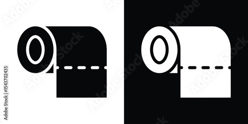 Toilet Paper icon collection. line stroke icon. EPS 10
