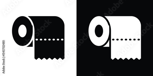 Toilet Paper icon collection. line stroke icon. EPS 10