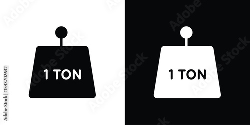 Tonne icon collection. line stroke icon. EPS 10