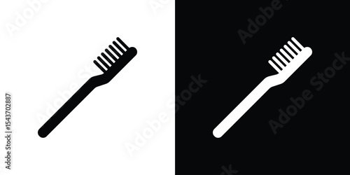 Toothbrush icon collection. line stroke icon. EPS 10