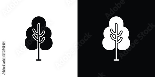 Tree free icon collection. line stroke icon. EPS 10