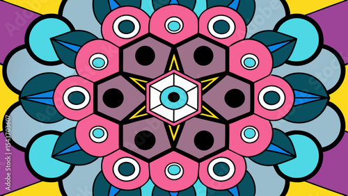 Quantum Multiverse Data Visual – Futuristic Neural Grid Vector Art.