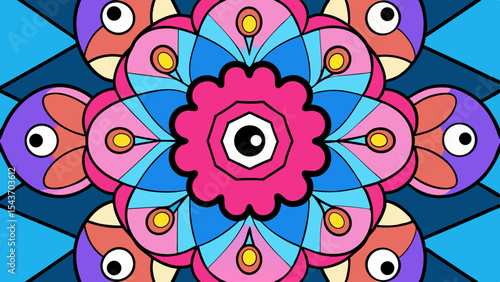 Quantum Multiverse Data Visual – Futuristic Neural Grid Vector Art.