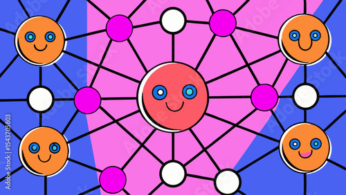 Quantum Multiverse Data Visual – Futuristic Neural Grid Vector Art.