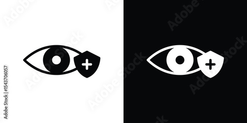 Vision insurance icon collection. line stroke icon. EPS 10