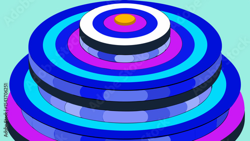 Quantum Multiverse Data Visual – Futuristic Neural Grid Vector Art.