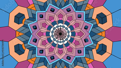 Quantum Multiverse Data Visual – Futuristic Neural Grid Vector Art.