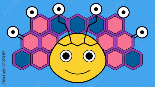 Quantum Multiverse Data Visual – Futuristic Neural Grid Vector Art.