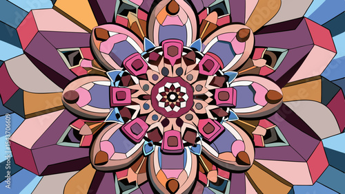 Quantum Multiverse Data Visual – Futuristic Neural Grid Vector Art.
