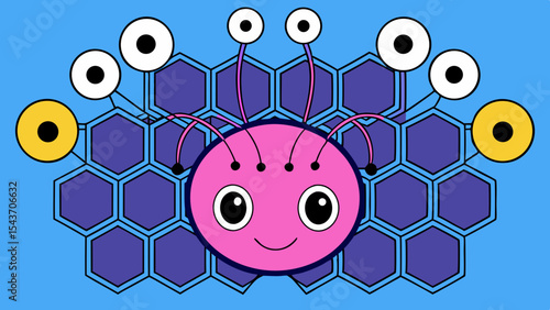 Quantum Multiverse Data Visual – Futuristic Neural Grid Vector Art.