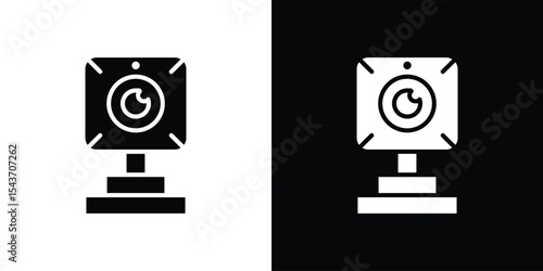 Web camera icon collection. line stroke icon. EPS 10