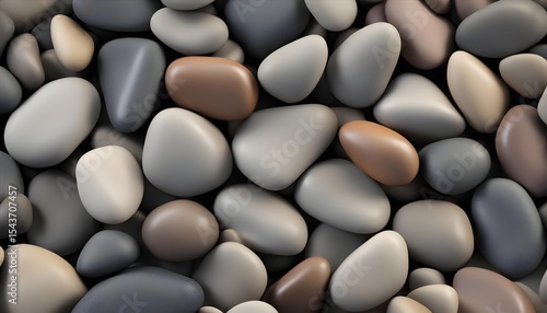 Closeup of a heap of pebbles background image. 