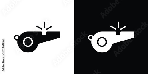Whistle icon collection. line stroke icon. EPS 10