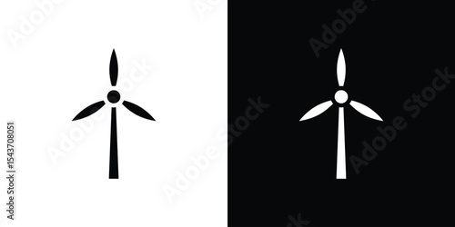 Wind energy icon collection. line stroke icon. EPS 10