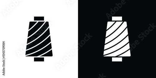 Yarn icon collection. line stroke icon. EPS 10