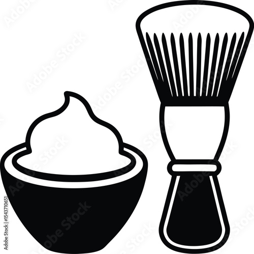 vector illustration of a saving cream