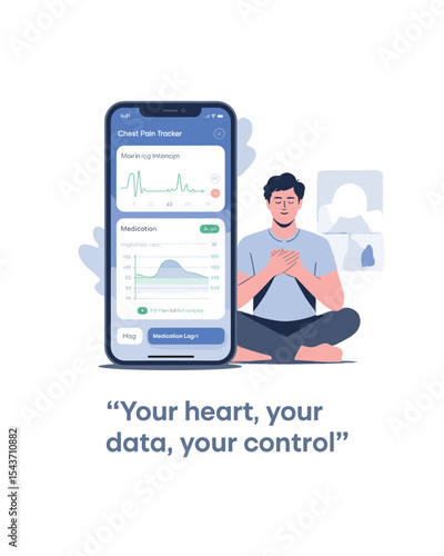 Chest Pain Tracker App Promotes Patient Control and Heart Health Data