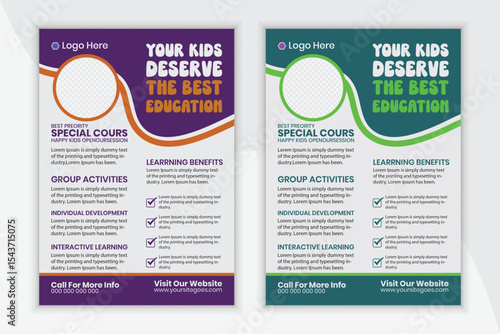 After School Care Flyer Template