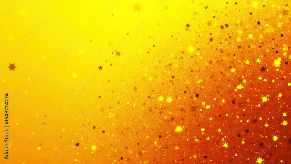 Abstract golden background with scattered stars for festive designs Abstract golden background with scattered stars for festive designs